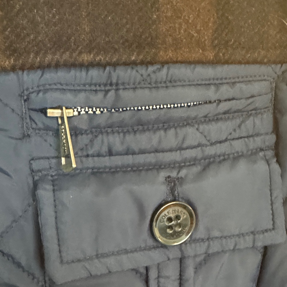 Cole Haan Men's Quilted Blue Jacket - Picture 3 of 9